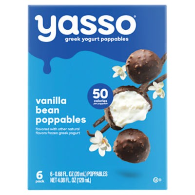 Yasso Vanilla Bean Poppables, Ice Cream