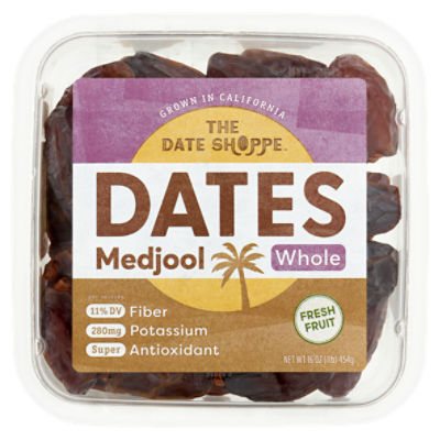 The Date Shoppe Medjool Whole, Dates