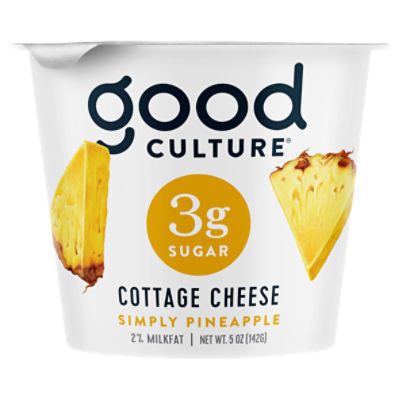 Good Culture Simply Pineapple Cottage Cheese, 5 oz Fairway