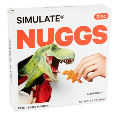 Simulate Nuggs Dino PlantBased Nuggets, 10.4 oz