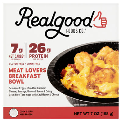 Realgood Foods Co. Meat Lovers Breakfast Bowl, 7 oz