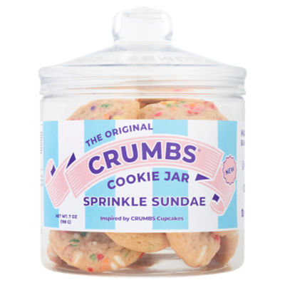 The Original Crumbs Sprinkle Sundae Cookie Jar, 7 oz