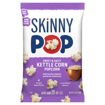Skinny Pop Sweet & Salty Kettle Corn Popcorn, 5.3 oz Gourmet