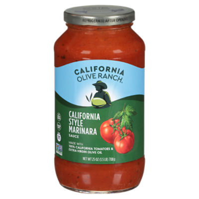 California Olive Ranch California Style Marinara Sauce, 25 oz ShopRite