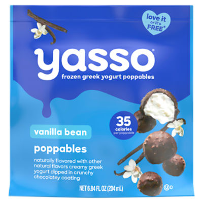 Yasso Frozen Greek Yogurt, Vanilla Bean Poppables