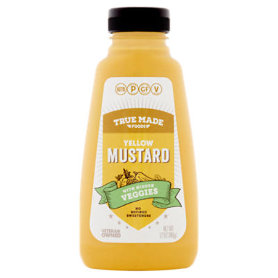 True Made Foods Yellow Mustard, 12 oz ShopRite