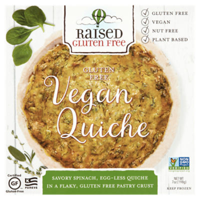 Raised Gluten Free Vegan Quiche, 7 oz ShopRite