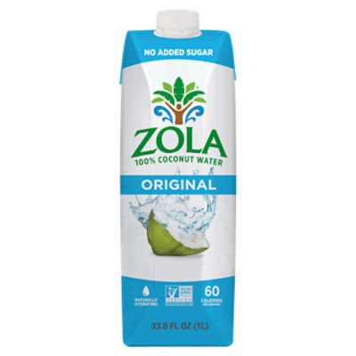 Zola Original Coconut Water, 33.8 fl oz Fairway