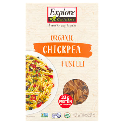 Explore Cuisine Organic Chickpea Fusilli Pasta, 8 oz Fairway