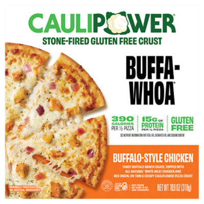 CAULIPOWER BuffaloStyle Chicken Stonefired Cauliflower Crust Pizza