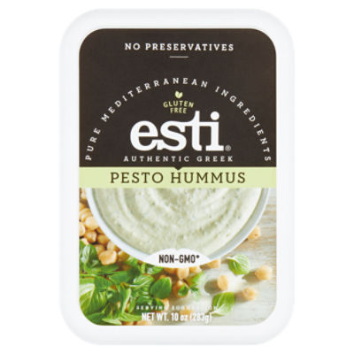 Esti Authentic Greek Pesto Hummus, 10 oz ShopRite