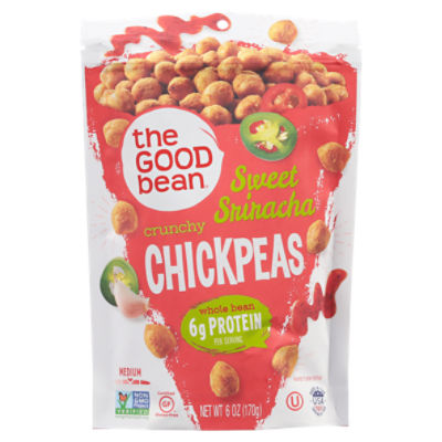 The Good Bean Sweet Sriracha Crunchy Chickpeas, 6 oz