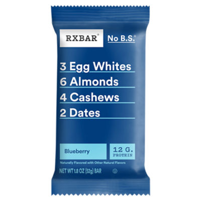 Rxbar Blueberry Protein Bar, 1.83 oz ShopRite