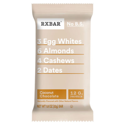 RXBAR Coconut Chocolate Protein Bar, 1.83 oz Gourmet
