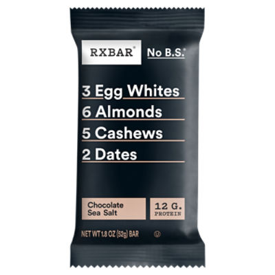 Rxbar Chocolate Sea Salt Protein Bar, 1.83 oz ShopRite