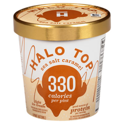 Halo Top Sea Salt Caramel Light Ice Cream, 1 pint ShopRite