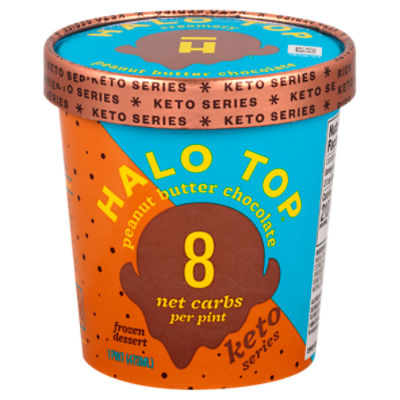 Halo Top Peanut Butter Chocolate Frozen Dessert, 1 pint ShopRite