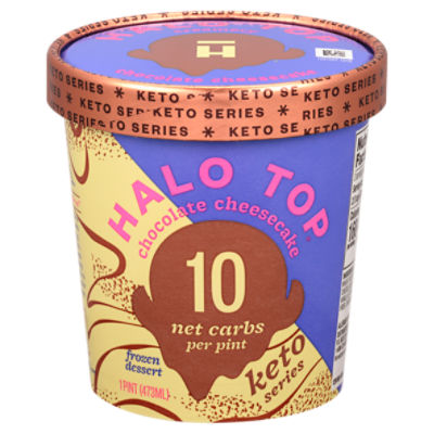 Halo Top Creamery Chocolate Cheesecake, Frozen Dessert