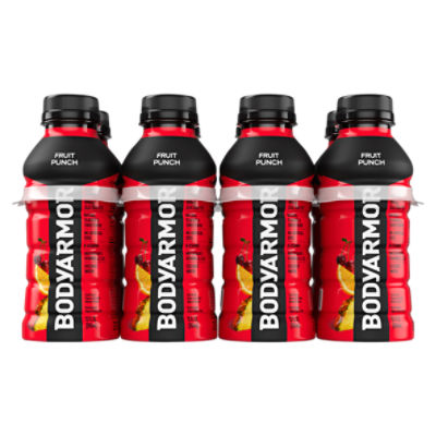 BODYARMOR Sports Drink, Fruit Punch, 12 fl oz, 8 count
