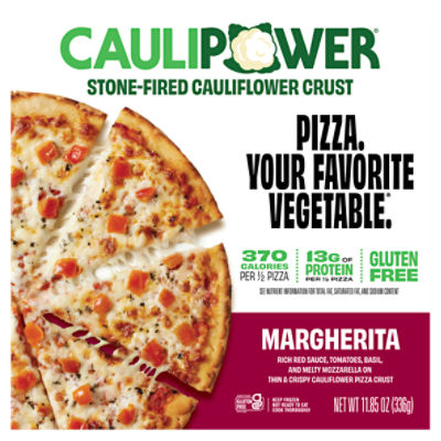 CAULIPOWER Margherita Stonefired Cauliflower Crust Pizza, 10.9 oz