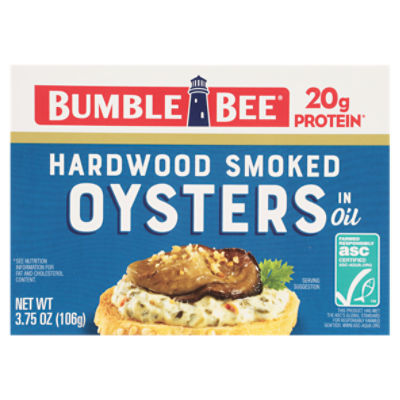 Bumble Bee Hardwood Smoked Oysters, 3.75 oz ShopRite