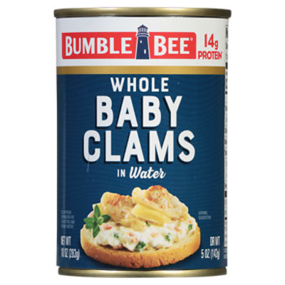 Bumble Bee Fancy Whole Baby Clams, 10 oz