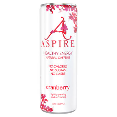 Aspire Cranberry Healthy Energy Drink, 12 oz The Fresh Grocer