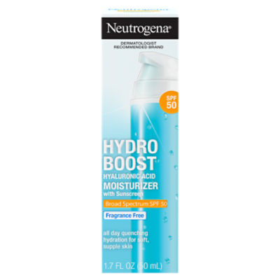 Neutrogena Hydro Boost Hyaluronic Acid Facial Moisturizer with SPF 50