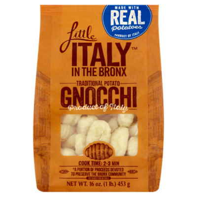 Little Italy in the Bronx Traditional Potato Gnocchi, 16 oz ShopRite