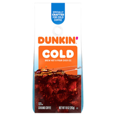 Dunkin' Cold Ground Coffee, 10 oz ShopRite