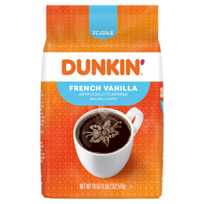 Dunkin' French Vanilla Ground Coffee, 18 oz ShopRite