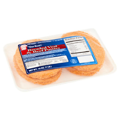 Breaded Veal Patties (4 Pack), 51 OFF