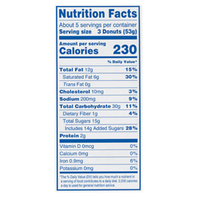 Powdered Doughnut Nutrition Facts Besto Blog