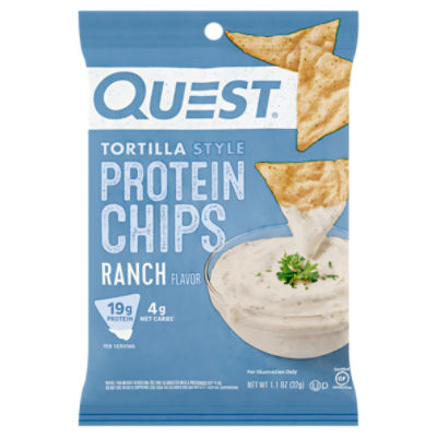 Quest Ranch Flavor Tortilla Style Protein Chips, 1.1 oz ShopRite