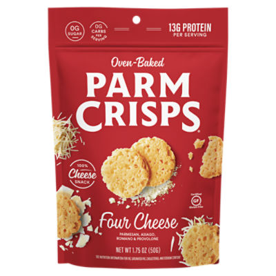 Parm Crisps Oven Baked Four Cheese, Cheese Snack