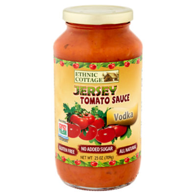 Ethnic Cottage Vodka Jersey Tomato Sauce, 25 oz