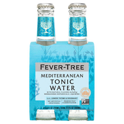 FeverTree Mediterranean Tonic Water, 6.8 fl oz, 4 count ShopRite
