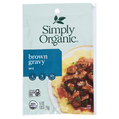 Simply Organic Brown Gravy Mix, 1.00 oz