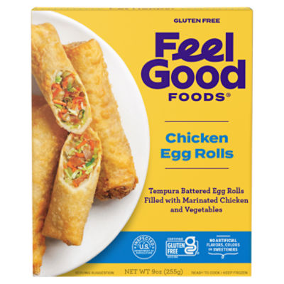 Feel Good Foods Chicken Egg Rolls 9 oz Fairway