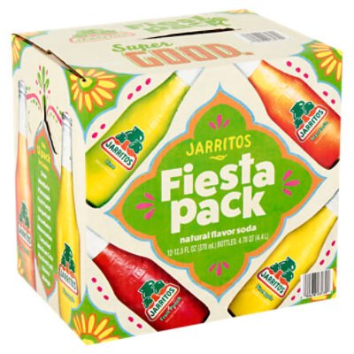 Jarritos Fútbol 2022 Sodas Variety Pack, 12.5 fl oz, 12 count