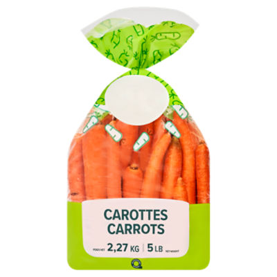 Carrots 5 lb Bag, 5 pound ShopRite