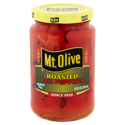 Mt. Olive Roasted Red Peppers, 12 fl oz