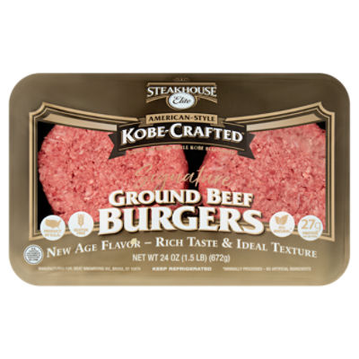Steakhouse Elite Signature AmericanStyle KobeCrafted Ground Beef