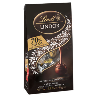 Lindt Lindor Extra Dark Chocolate, Truffles
