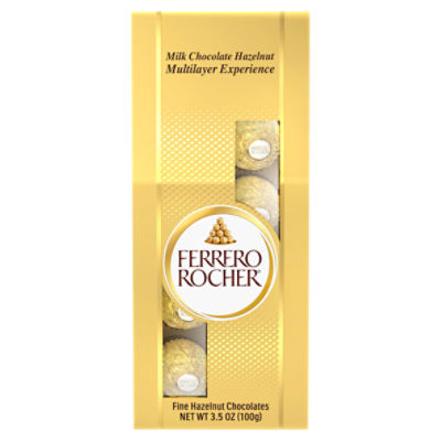 Ferrero Rocher Fine Hazelnut Chocolates, 3.5 oz ShopRite