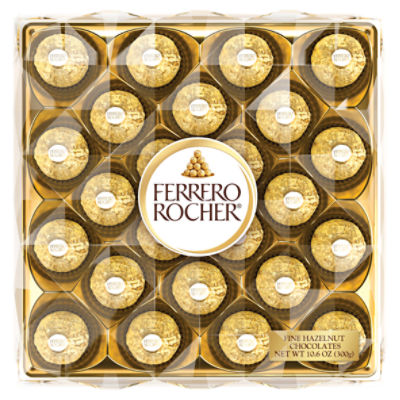 Ferrero Rocher Fine Hazelnut Chocolates, 10.6 oz ShopRite
