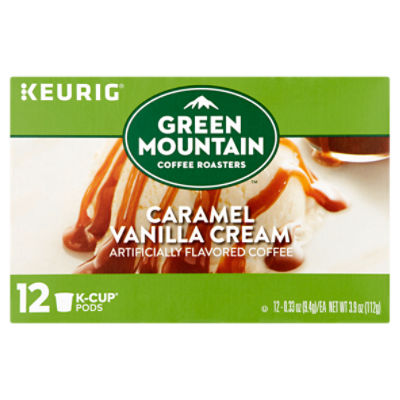 Green Mountain Coffee Roasters Caramel Vanilla Cream Coffee KCup Pods