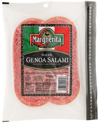 Margherita Sliced Genoa Salami, 5 oz ShopRite