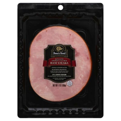 Boar's Head Boneless Smoked Uncured, Ham Steaks