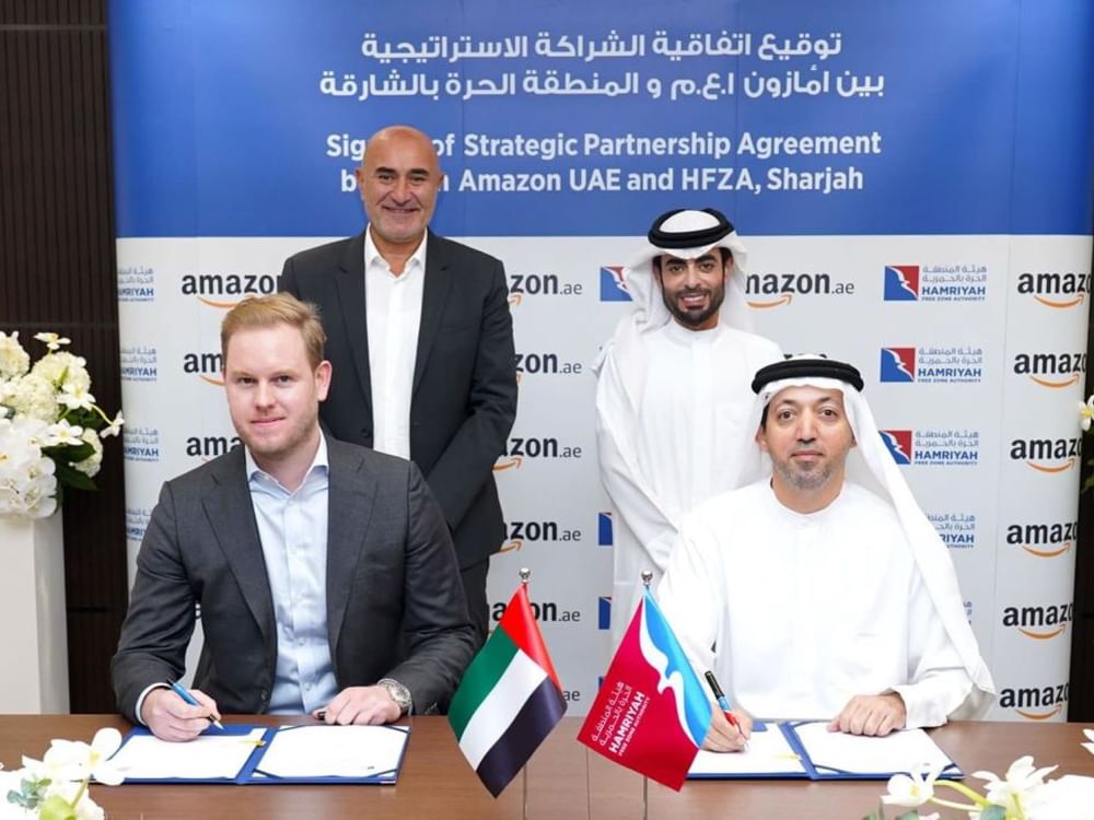 Hamriyah Freezone Authority, Amazon UAE sign Lease Agreement for new